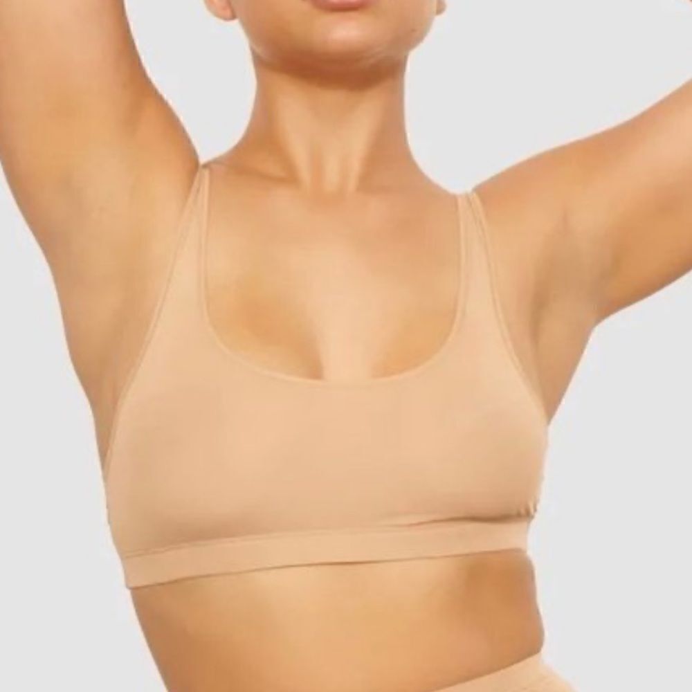 SKIMS Jelly Sheer Scoop Neck Bralette New With Snags